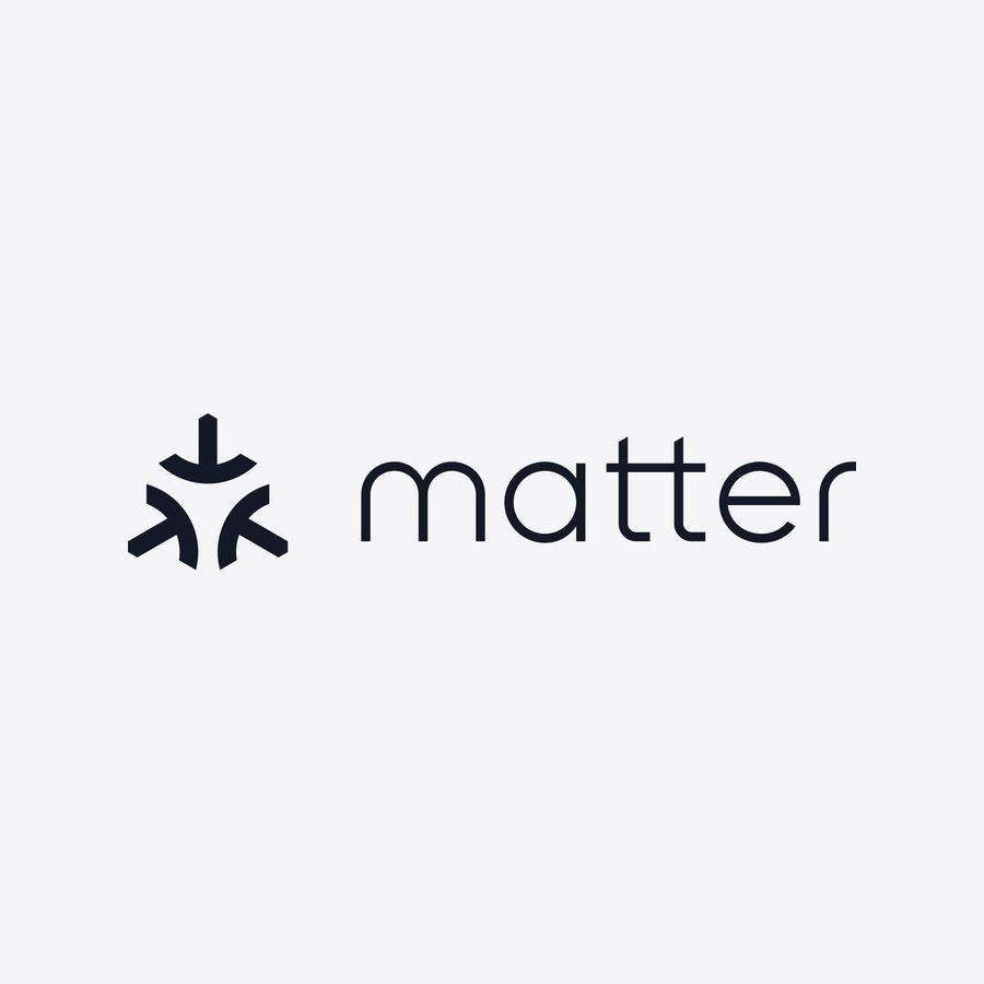 Matter logo on a light gray background