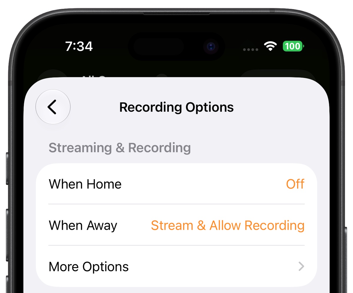 Bewegungsautomation in Apple Home auf die Nacht begrenzen