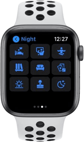 Apple-Watch-Ansicht zur Szenensteuerung