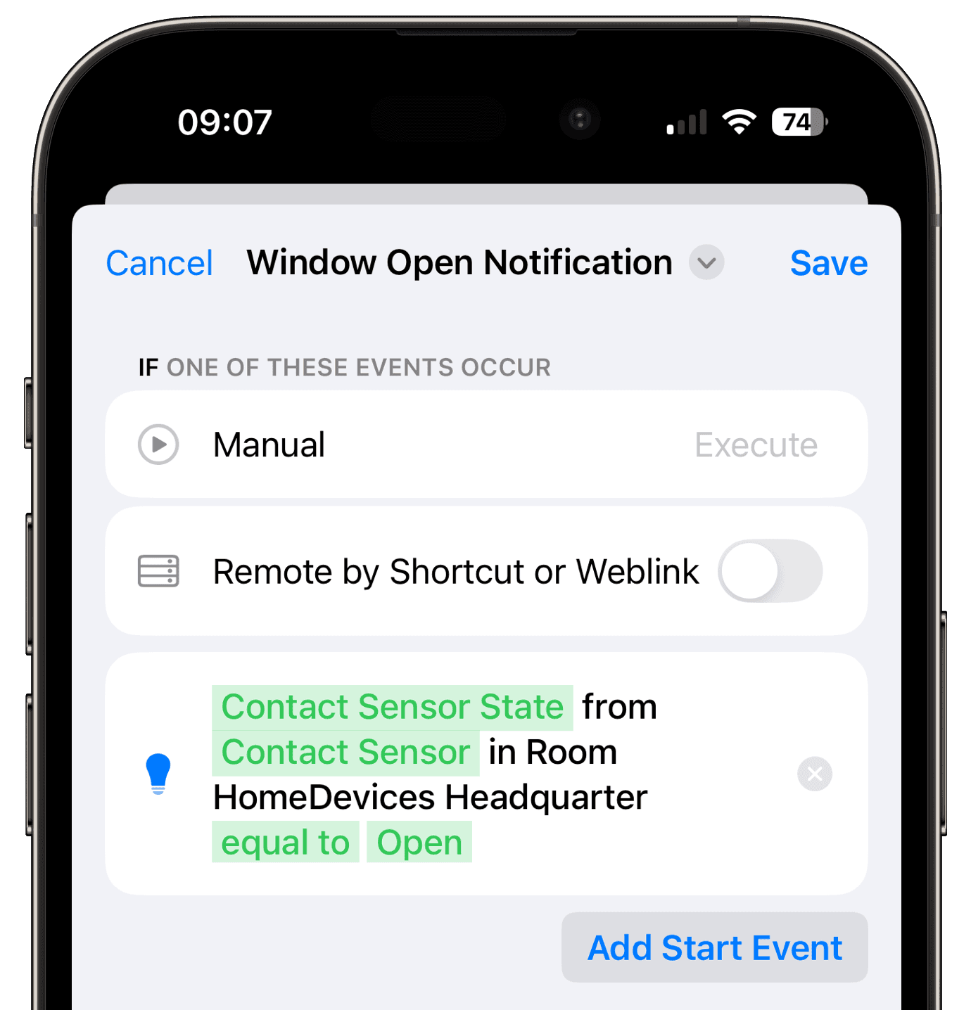 Finale Übersicht des Erinnerung-bei-offenem-Fenster-Workflows